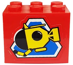 Stickered Assembly 3 x 2 x 2 with Divers Pattern (Sticker) - Set 6560