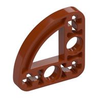 Lego Technic Beam 3 x 3 L-Shape with Quarter Ellipse Thin / Dark Orange