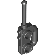 Lego Equipment Radio [Extended Handle, Compact Speaker Grille] / Black