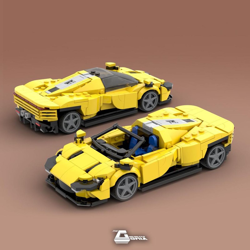Lego Ferrari Daytona SP3 - Yellow