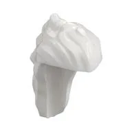 Hair Long Mullet with Banded Top Knot (Hunter Orc) / White