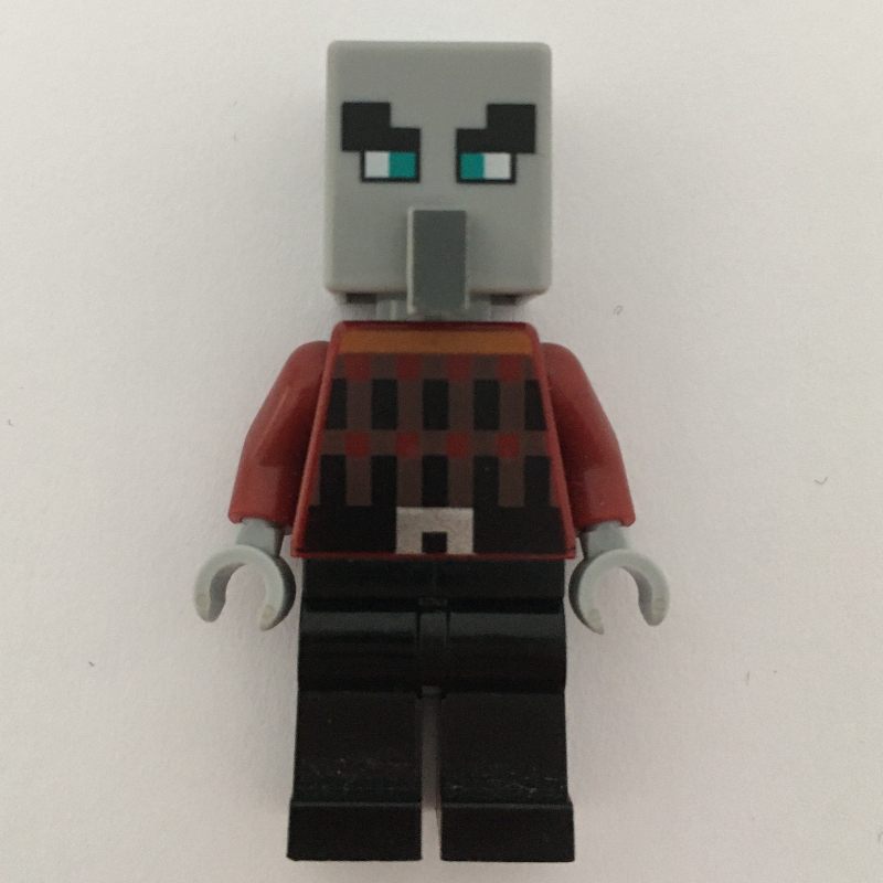 Lego Pillager, Black Legs, Wide Eyes
