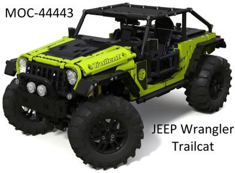 Lego JEEP Wrangler Trailcat (Fully Remote Controlled 4x4 Ultimate Offroad)