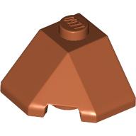 Lego Brick Wedged, Sloped 45° 2 x 2 Corner / Dark Orange