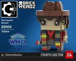 Brickheadz Fourth Doctor Who (Tom Baker)