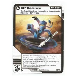 Trading Card, Ninjago Deck #1: 69 - Off Balance - International Version / [No Color/Any Color]