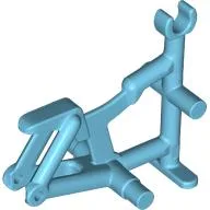 Bicycle Frame, Clip for Handle Bars / Medium Azure