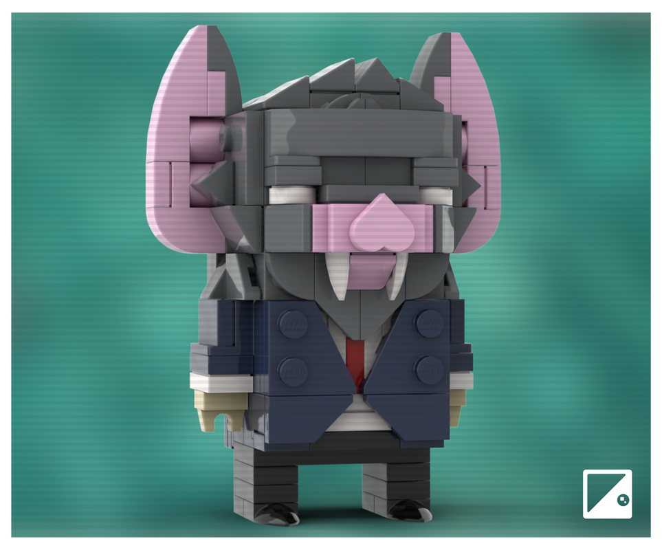 Lego Dispatch LEGO Brickheadz MOC ~ Sonar (The Phoenix Squad) (Z Team)