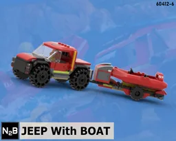 60412-6 Jeep with Boat