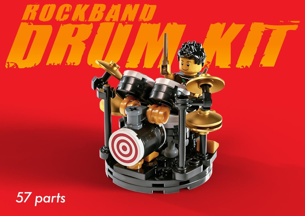 Lego Rockband Drum Kit