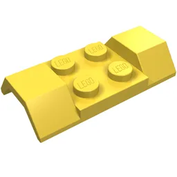 Wheel Arch, Mudguard 2 x 4 [Smooth] / Yellow