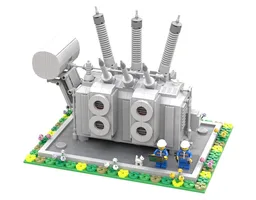 High Voltage Electrical Substation: Power Transformer