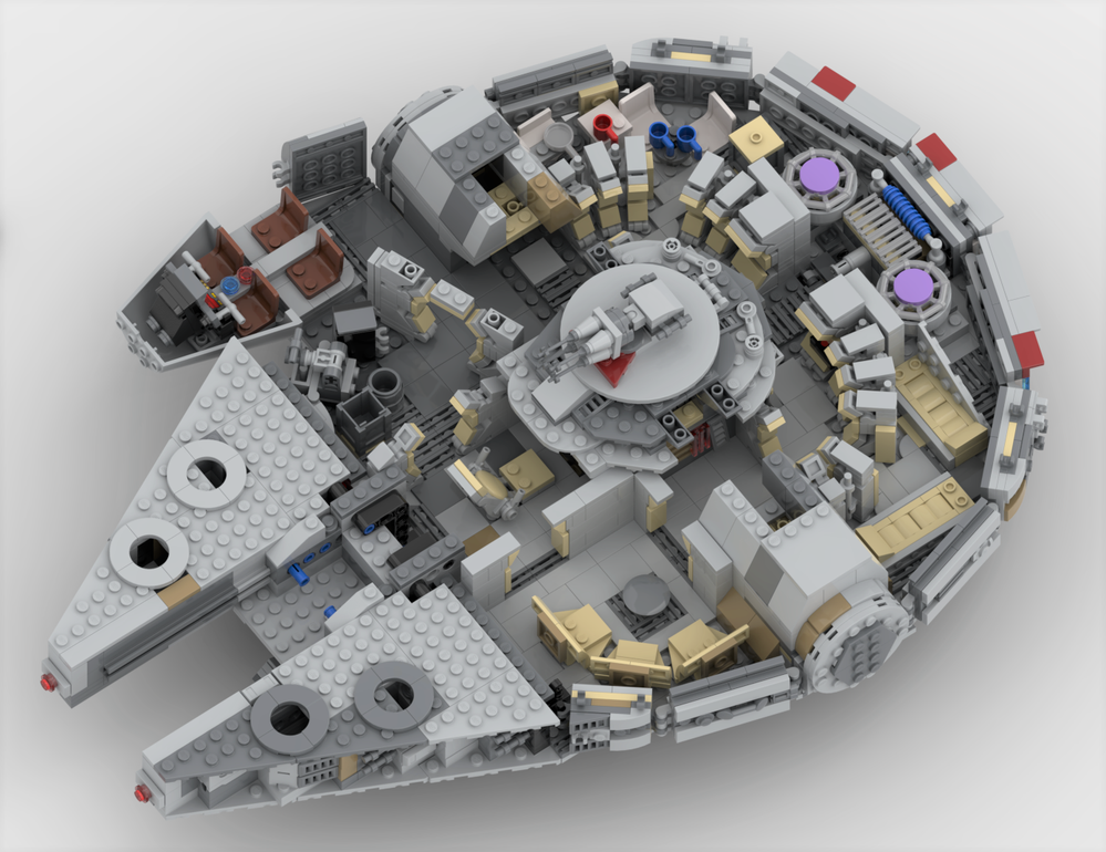 Lego Millennium Falcon 75257 MOD