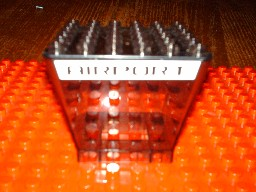 Lego Duplo Airport Tower Glass Enclosure with 'AIRPORT' Pattern (Sticker) - Set 7840