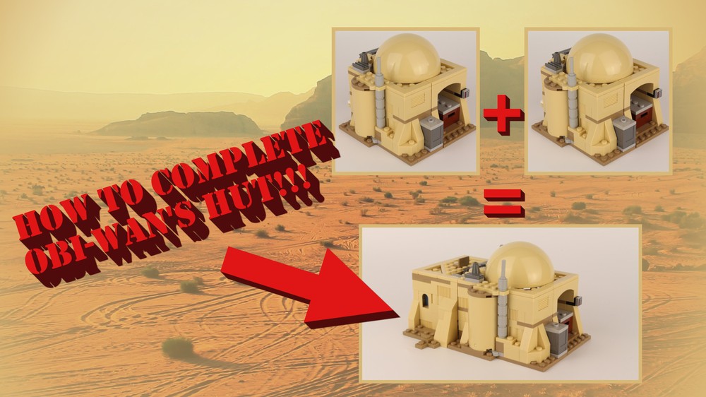 Lego Full Obi-Wan's Hut Alternative Build/Set Modification