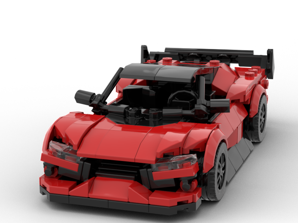 Lego Red Valarra Corvette Body Kit