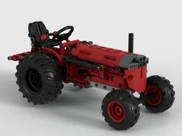 Classic Red Tractor