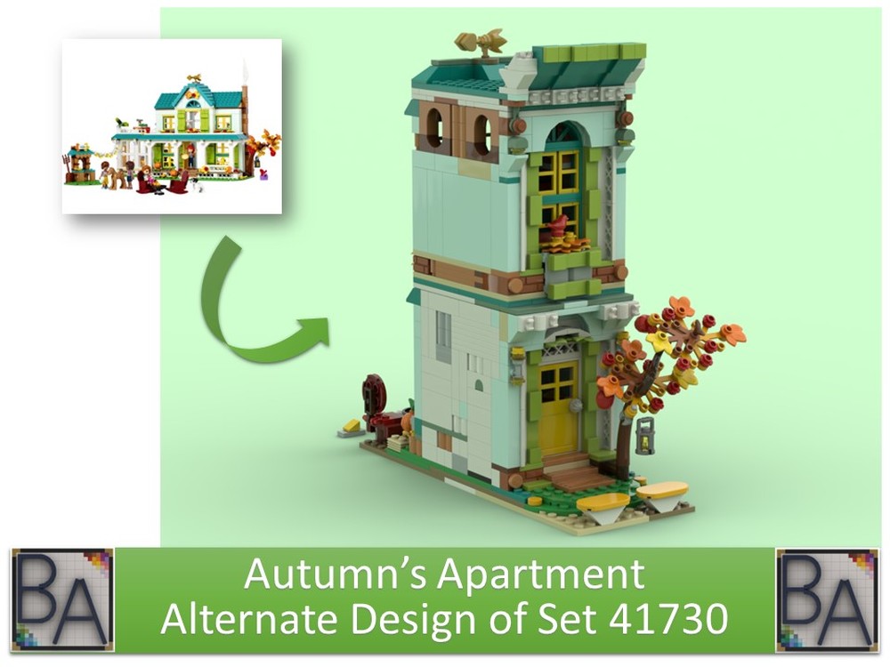Lego Autumn's Apartment - Alternate Design of Set 41730