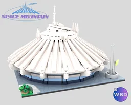 Space Mountain 1975 inspired building instructions