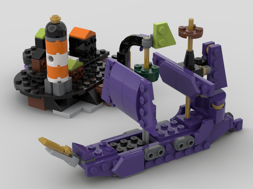 Lego 40562 - Two-Masted Sailboat and a Mini Harbor Town
