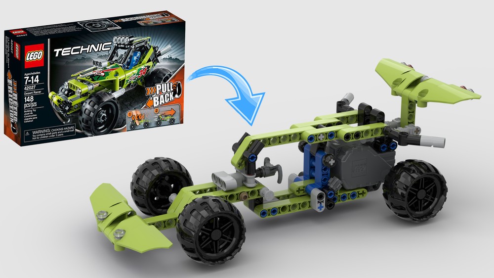 Lego Drag Race Car 42027 Alternative
