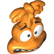 Lego Minidoll Head Special, Anxiety / Orange