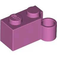 Hinge Brick 1 x 4 [Lower] / Medium Dark Pink