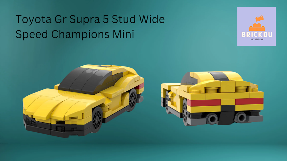Lego Toyota Gr Supra (5 stud wide) Speed Champions mini