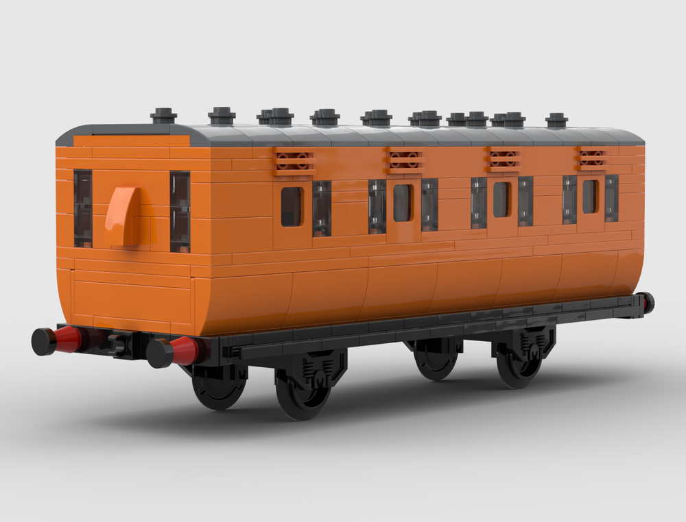 Lego Clarabel | 4 wheeled Stroudley Brake Coach