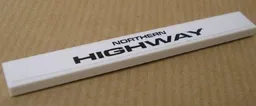 Tile 1 x 8 with 'NORTHERN HIGHWAY' Pattern (Sticker) - Set 8147