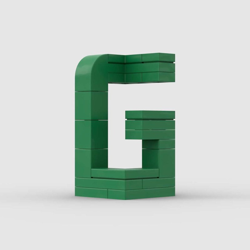 Lego 3D Letter G 3x3x5