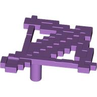 Lego Weapon Crossbow and Bolt, Blocky / Medium Lavender