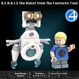 H.E.R.B.I.E. the Robot from Fantastic Four Marvel Comics