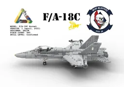 McDonnell Douglas F-18C Hornet LEGO