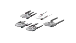 Federation-Class Dreadnought Starship All Variants, Smooth Edition