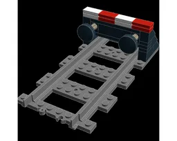 Rail buffer with shock absorber