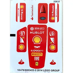 Sticker Sheet for Set 40190-1 / [No Color/Any Color]