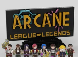 ARCANE Minifig Display - For Aftermarket Minifigures