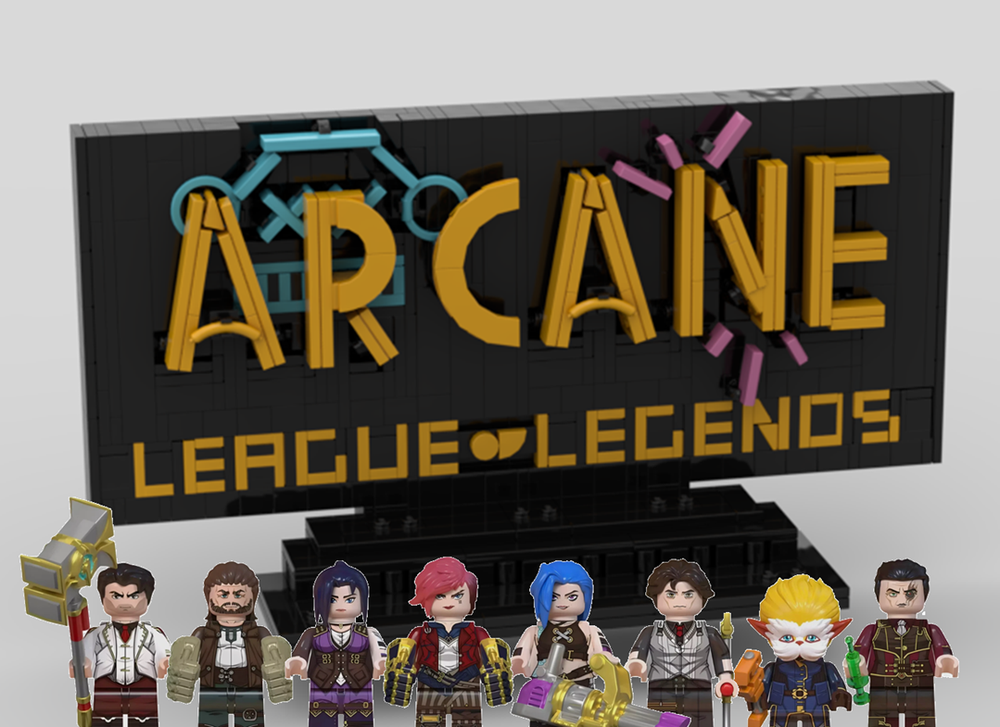 Lego ARCANE Minifig Display - For Aftermarket Minifigures
