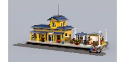 Yellow train station
