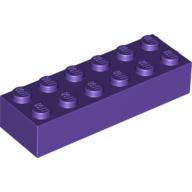 Lego Brick 2 x 6 / Dark Purple