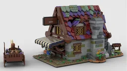 Medieval Bakery based on 21325 Medieval Blacksmith