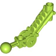 Lego Large Figure Skeletal, Limb, Angular with Ball Joint, and Axle Hole / Lime