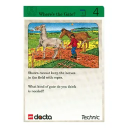 Activity Card, Set 9603, Exploration 04 - Where's the Gate? / [No Color/Any Color]