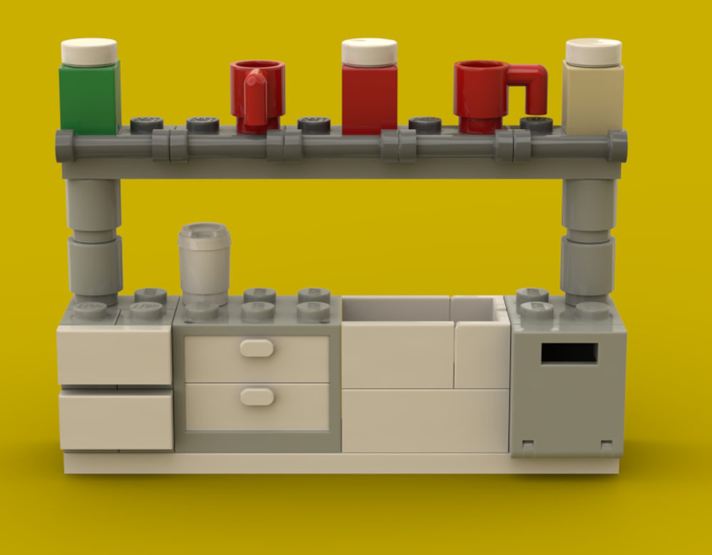 Lego Minimalist Kitchen Nook
