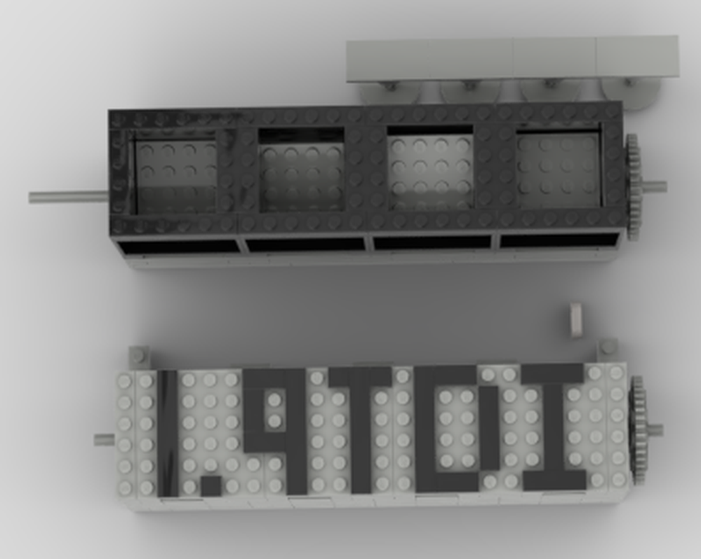 Lego inline4 sohc butterfly piston