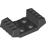 Lego Plate Special 2 x 2 with Grills / Black