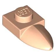 Plate Special 1 x 1 with Tooth / Light Nougat