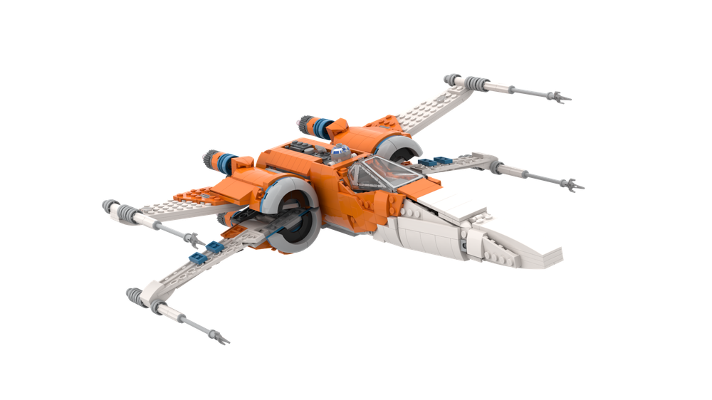 Lego 75273 Poe Dameron's x wing T70 accuracy mod (The Rise of Skywalker)
