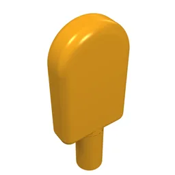 Food Popsicle / Lollipop / Medium Orange